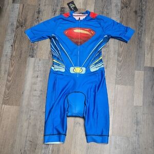 Superhero Cycling Suit / Skin Suit - Mens Size Medium New With Tag Padded